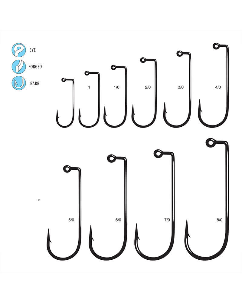 Jig 90 Heavy Wire Round Bend Hook