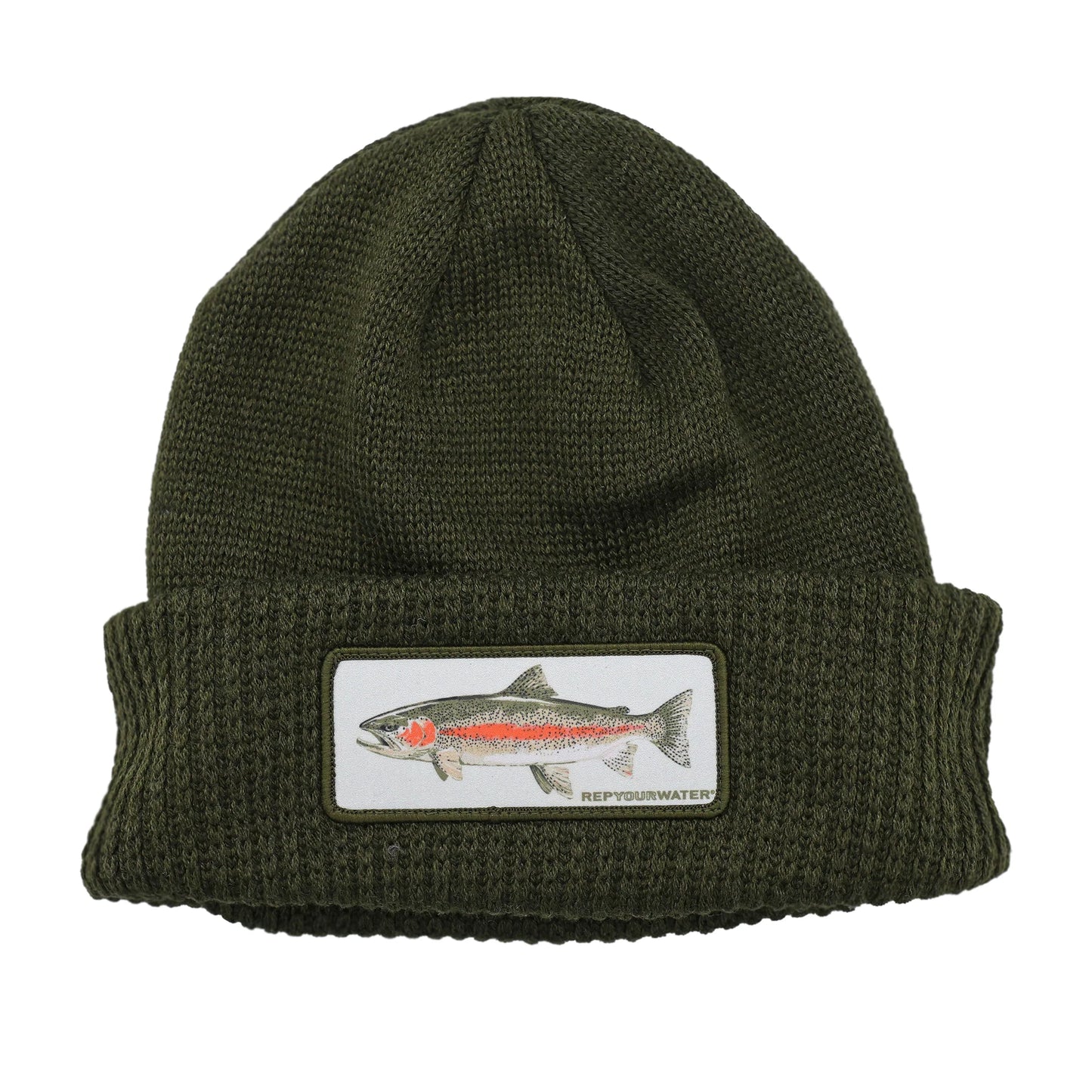 Cold Water Rainbow Knit Hat