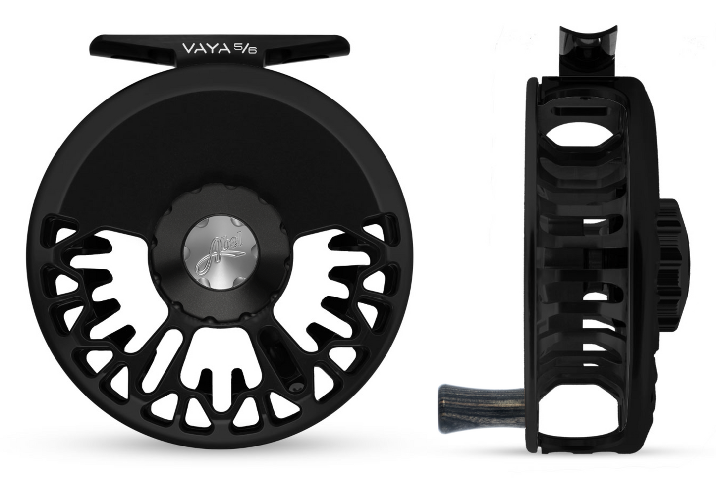 VAYA 5/6 Reel | Black | Drag Knob - Black | Handle - Ebony
