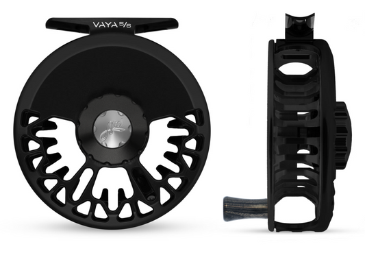 VAYA 5/6 Reel | Black | Drag Knob - Black | Handle - Ebony