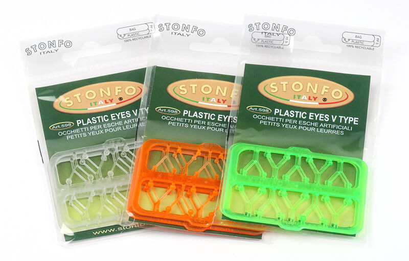 Stonfo Black Plastic Type V Shrimp Eyes