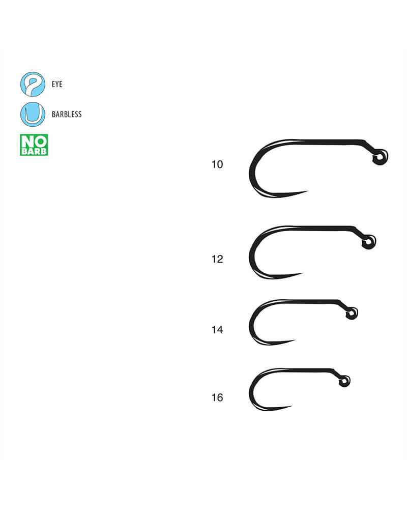 J20-B Jig Nymph Barbless