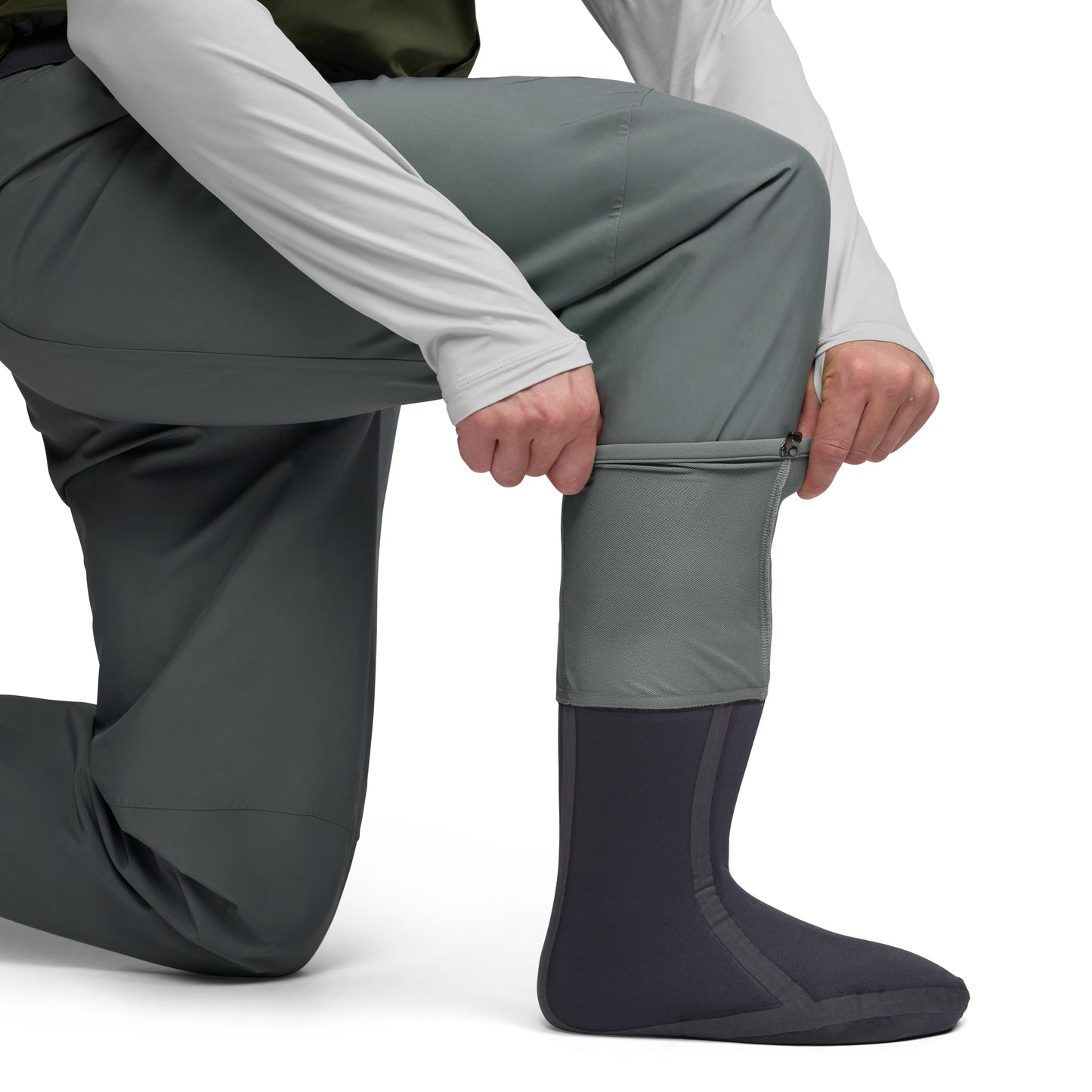 CrossCurrent GTX Stockingfoot Wader Metal Grey
