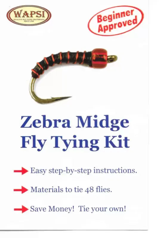 Zebra Midge Fly Tying Kit