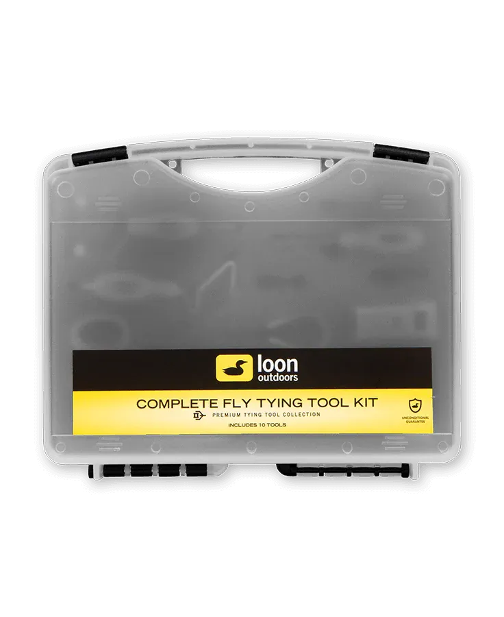 Complete Fly Tying Tool Kit – Black (10 Tools)