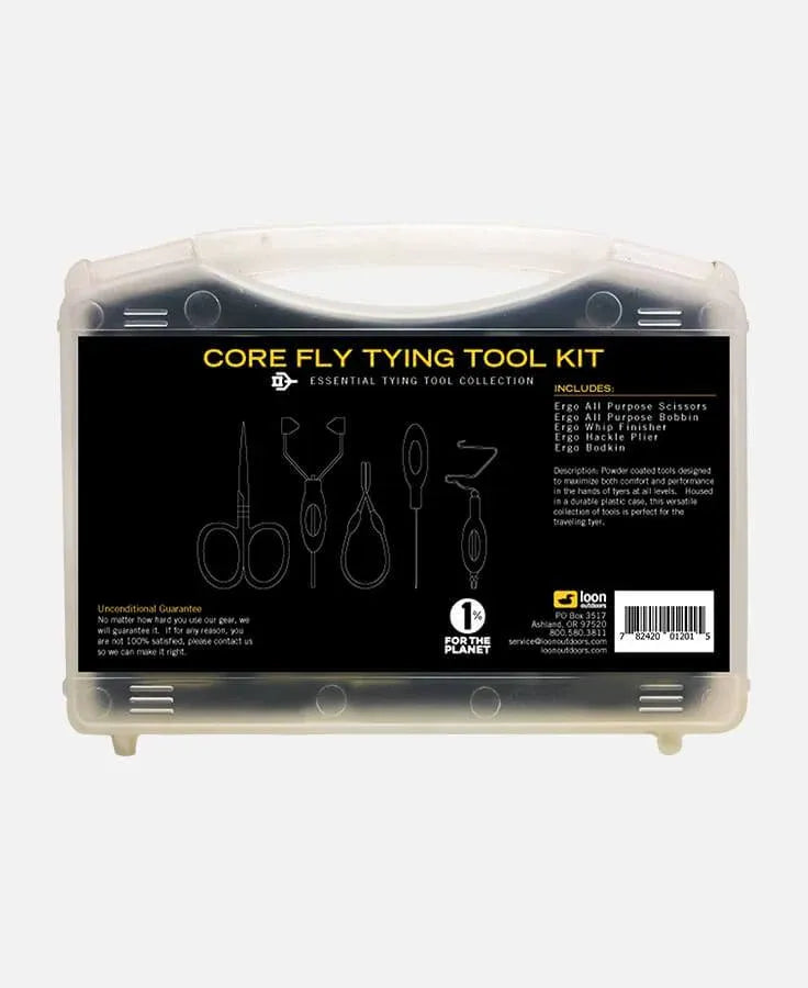 Core Fly Tying Tool Kit – Black (5 Tools)