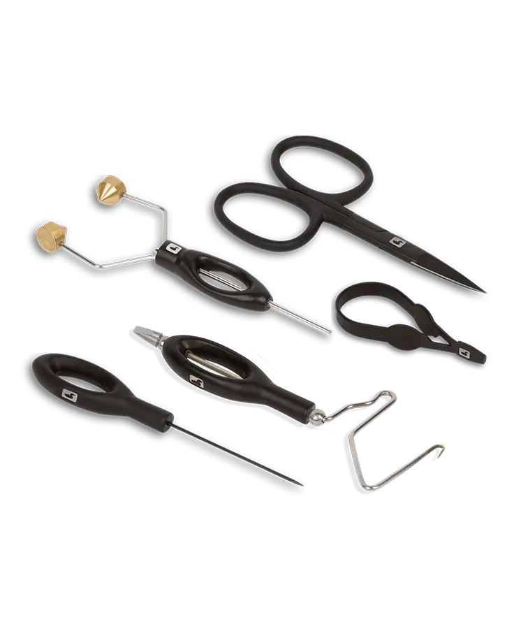 Core Fly Tying Tool Kit – Black (5 Tools)