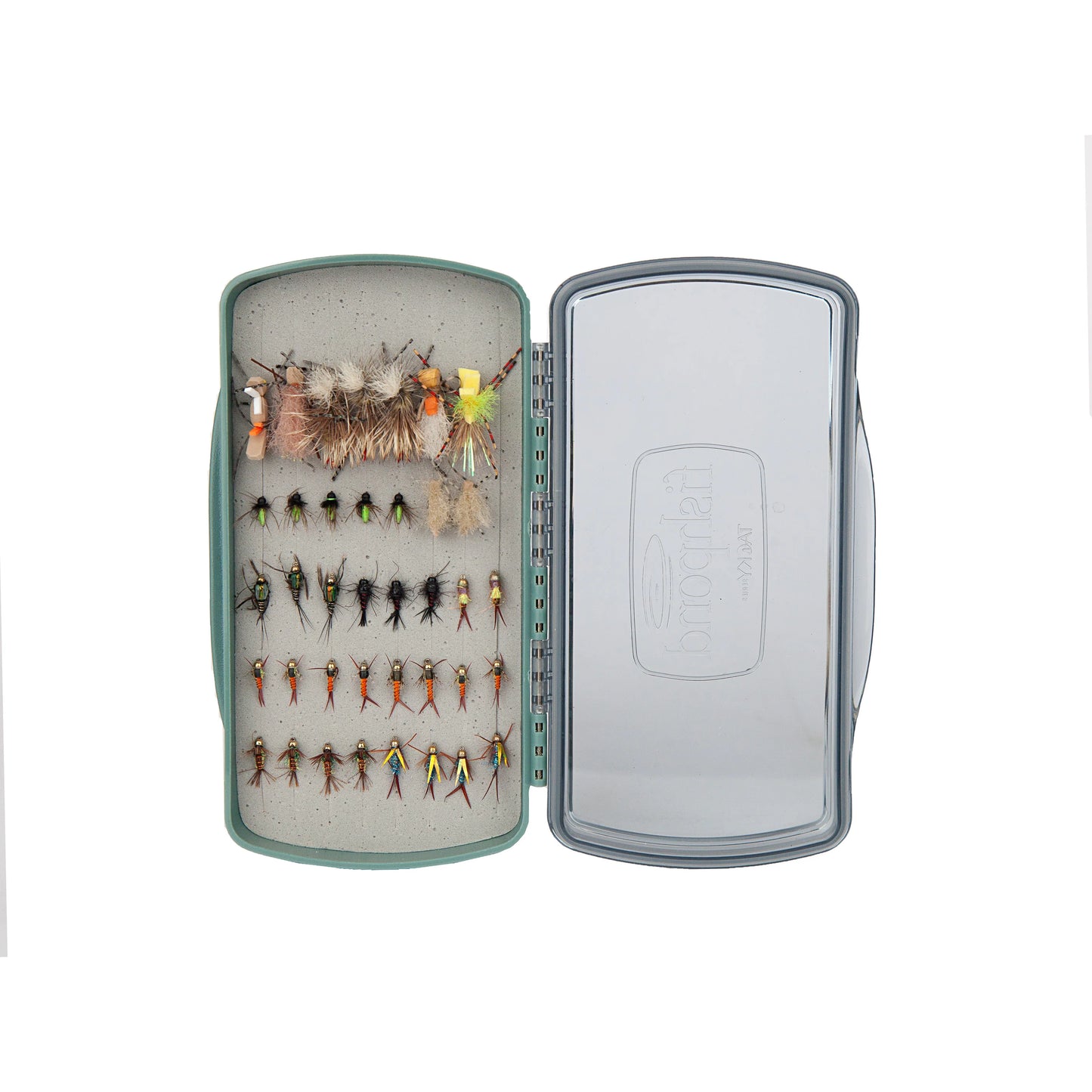 Tacky Pescador Fly Box - Medium - Clear - Dynamic Foam