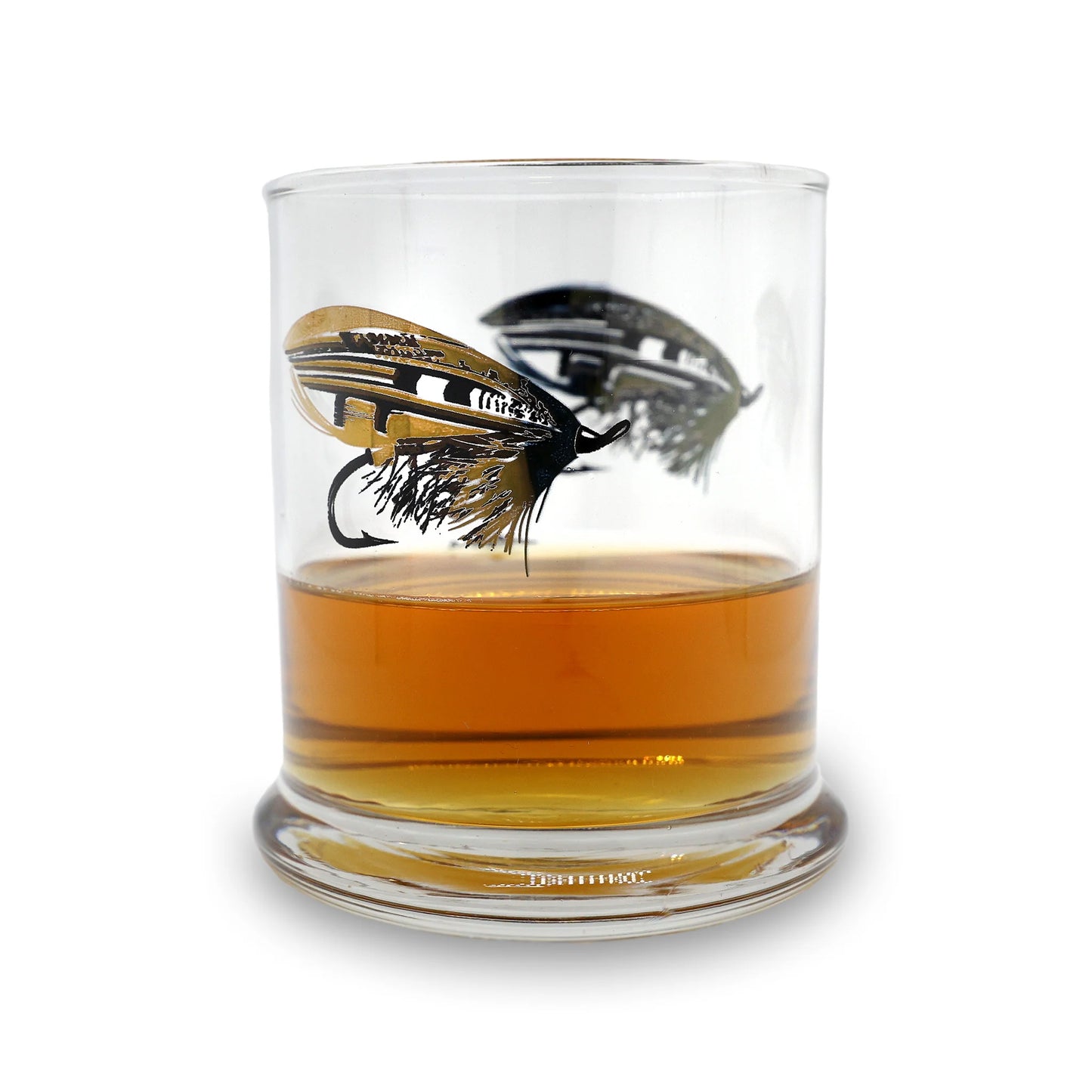 Salmon Fly - Metallic Old Fashion Glass