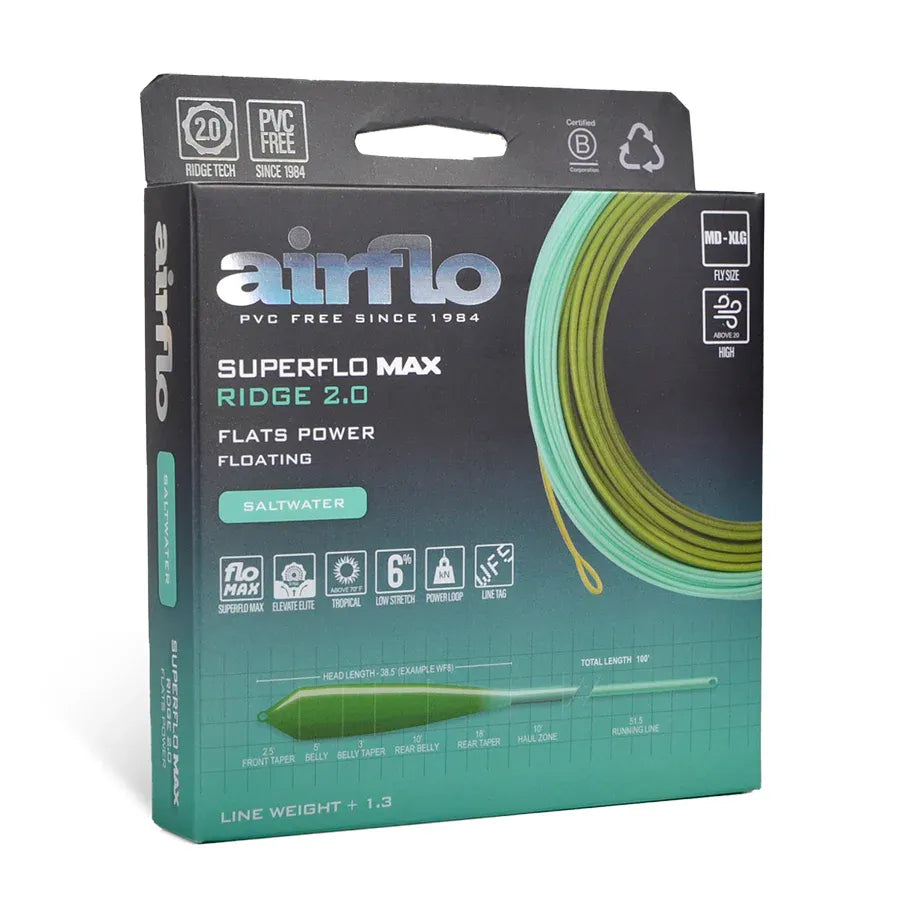 Superflo Max Ridge 2.0 Flats Power Fly Line