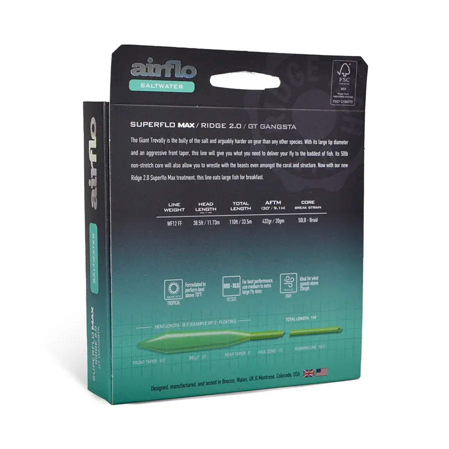 Superflo Max Ridge 2.0 GT Gangsta Fly Line