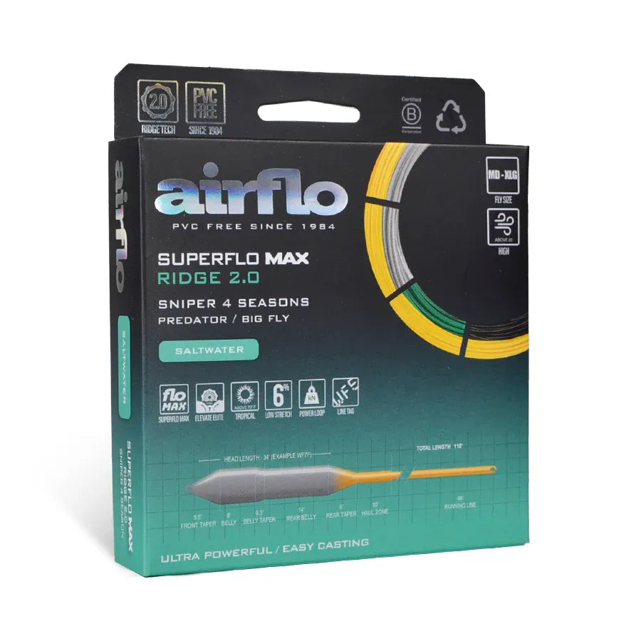 Superflo Max Ridge 2.0 Sniper 4 Season Fly Line