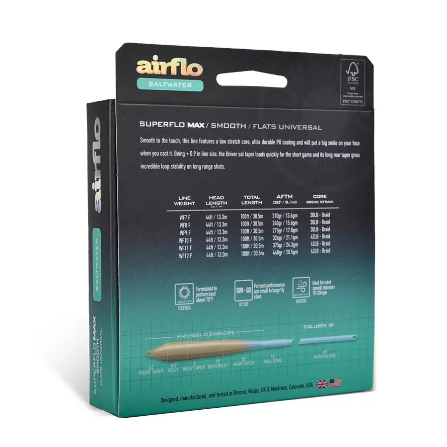 Superflo Max Smooth Flats Universal Fly Line