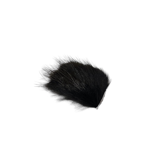 Dubbing Fur Piece - Beaver Dyed Black