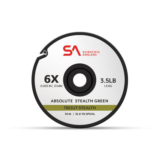 Absolute Trout Stealth Green Tippet 30M