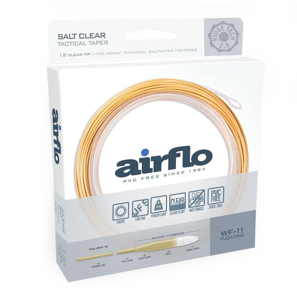SUPERFLO RIDGE 2.0 FLATS TACTICAL TAPER | 12' CLEAR TIP