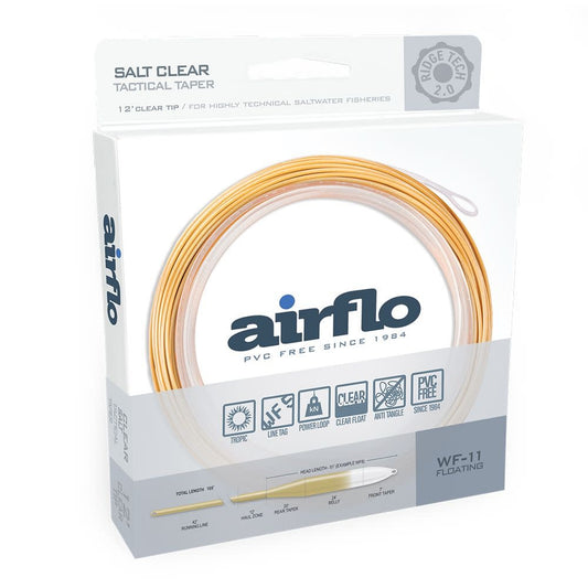 SUPERFLO RIDGE 2.0 FLATS TACTICAL TAPER | 12' CLEAR TIP