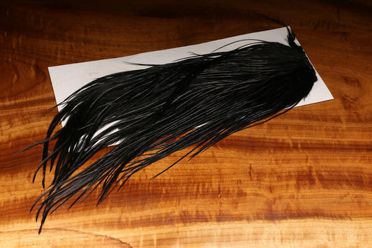 Black Saddle Dyed Over White