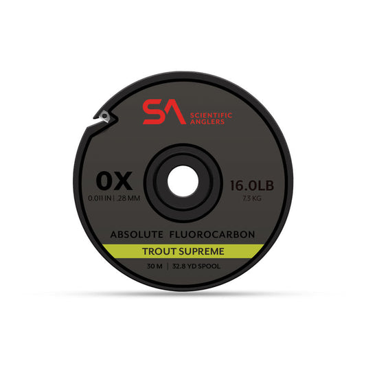 Absolute Trout Supreme Fluorocarbon Tippet 30M