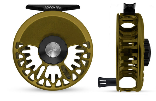 VAYA 5/6-Satin Dark Olive-Black Drag Knob-Black Handle