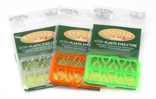 Stonfo Black Plastic Type V Shrimp Eyes